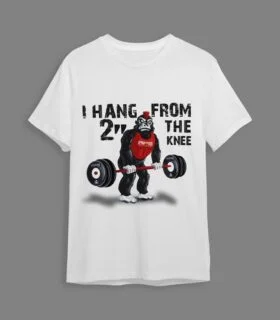Obnoxious Male Shirt - I HANG 2" FROM THE KNEE
